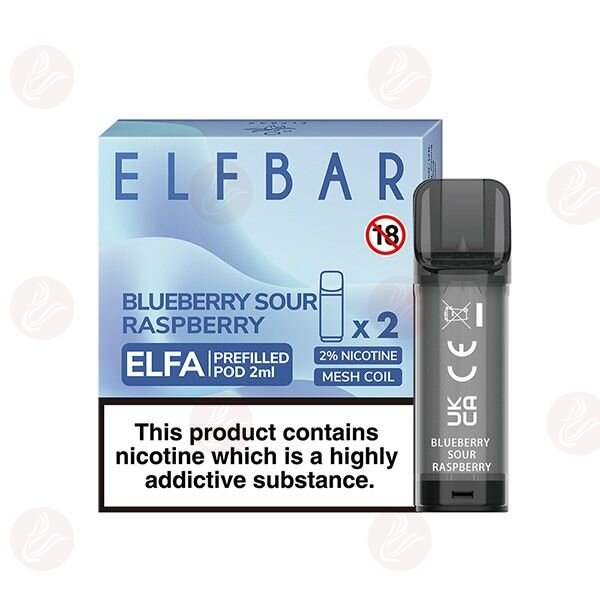 Elfbar - Elfa Pre-Filled Pod 2Pack - Blueberry Sour Raspberry