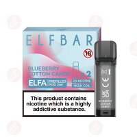 Elfbar - Elfa Pre-Filled Pod 2Pack - Blueberry Cotton Candy