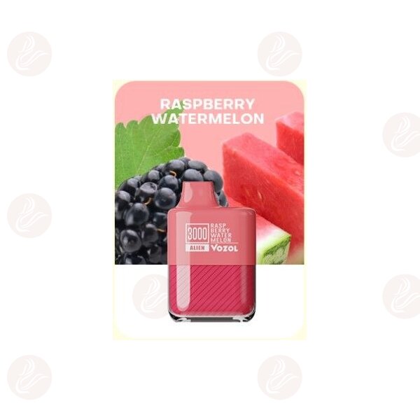 Vozol - Alien 3000 Raspberry Watermelon Disposable