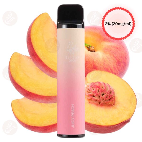 Elfbar - Einweg E Zigarette Juicy Peach 2500 Puffs