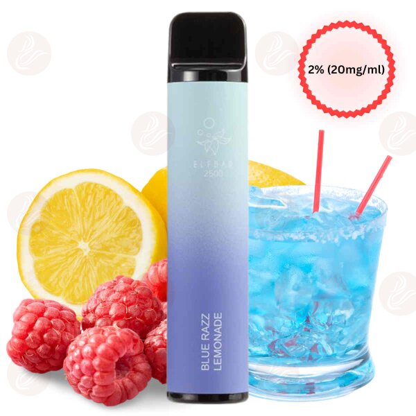 Elfbar - Einweg E Zigarette Blue Razz Lemonade 2500 Puffs