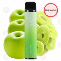 Elfbar - Einweg E Zigarette Sour Apple 2500 Puffs