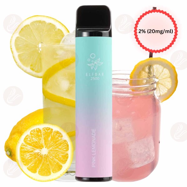 Elfbar - Einweg E Zigarette Pink Lemonade 2500 Puffs