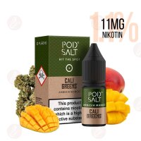 Pod Salt - Cali Greens - Amnesia Mango Fusion Nikotin...