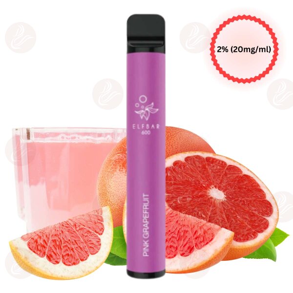 Elfbar - Einweg E Zigarette Pink Grapefruit 600 Puffs
