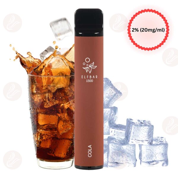 Elfbar - Einweg E Zigarette Cola 1500 Puffs