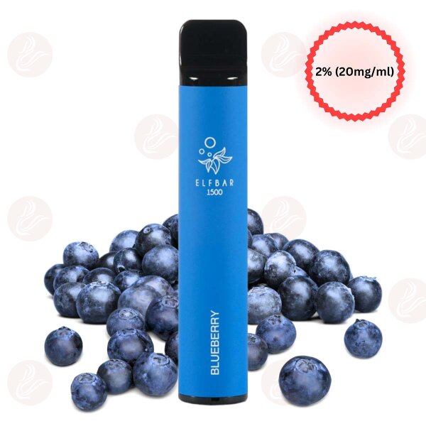 Elfbar - Einweg E Zigarette Blueberry 1500 Puffs