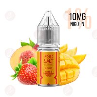 Pod Salt - Nexus 10mg Nikotin Salz Mango Strawberry Peach