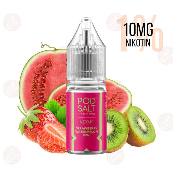 Pod Salt - Nexus 10mg Nikotin Salz Strawberry Watermelon Kiwi