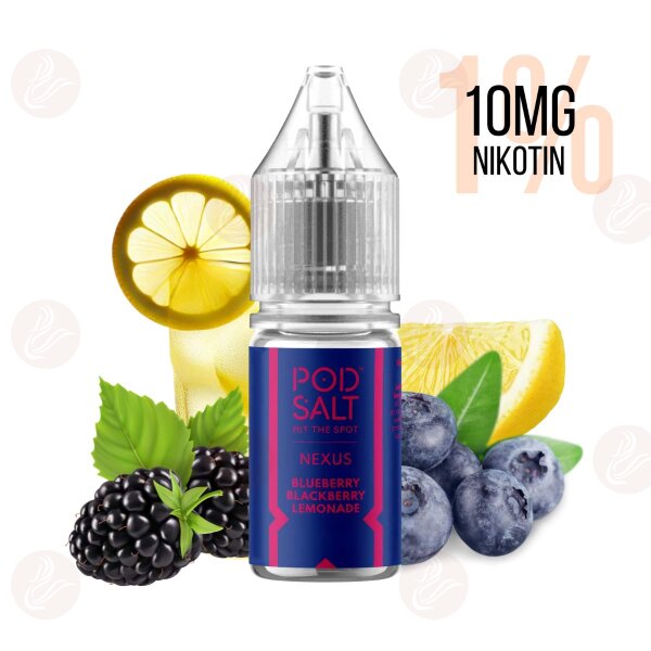 Pod Salt - Nexus 10mg Nikotin Salz Blueberry Blackberry Lemonade