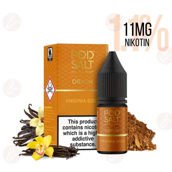 Pod Salt - Origin - Nikotin Salz 11mg Virginia Gold