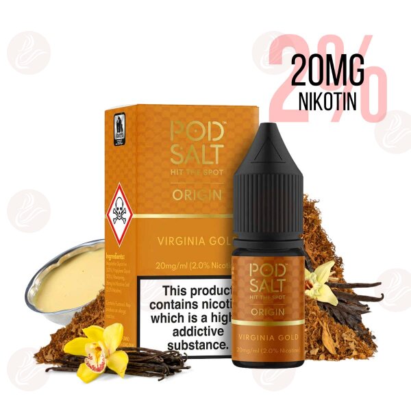 Pod Salt - Origin - Virginia Gold Nikotin Salz 20mg