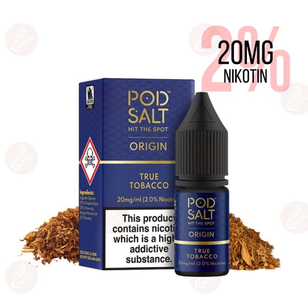 Pod Salt - Origin - True Tobacco Nicotine Salt 20mg