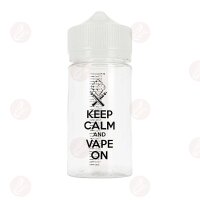 Flasche - mit Logo und Skala 180ml Vape Skull