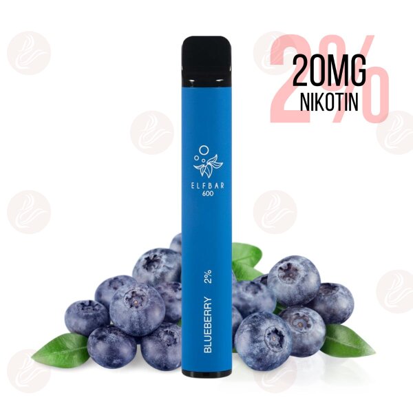 Elfbar - Einweg E Zigarette Blueberry 600 Puffs