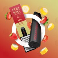 Pod Salt Go 600 Einweg E-Zigarette - Strawberry Banana 20mg