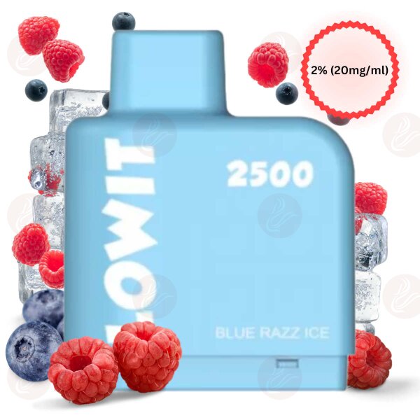 Elfbar - Lowit 2500 Prefilled Pod Blue Razz Ice