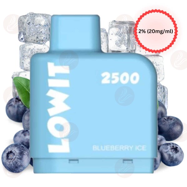 Elfbar - Lowit 2500 Prefilled Pod Blueberry Ice