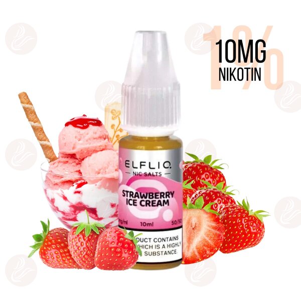 Elfbar - Elfliq Strawberry Ice Cream 10mg/ml