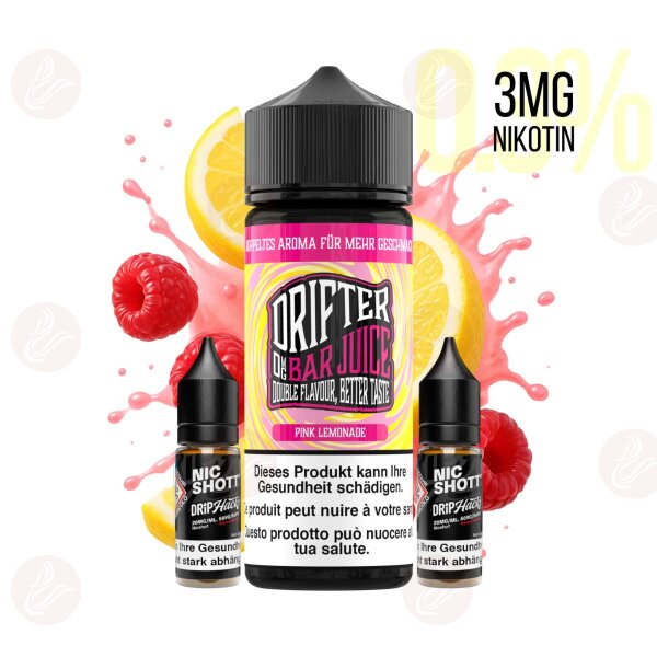 Drifter Bar Juice - 120ml mit 3mg/ml Nikotin Pink Lemonade Ice