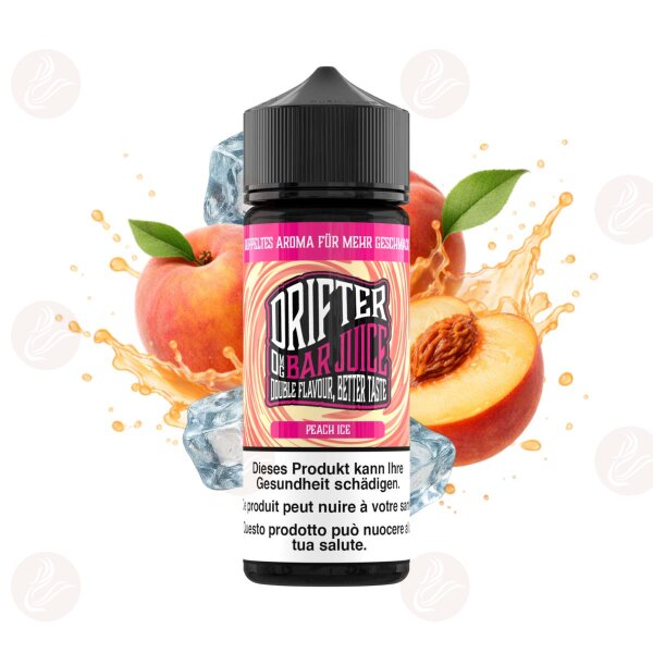 Drifter Bar Juice - Peach Ice 120ml - Ricarica breve