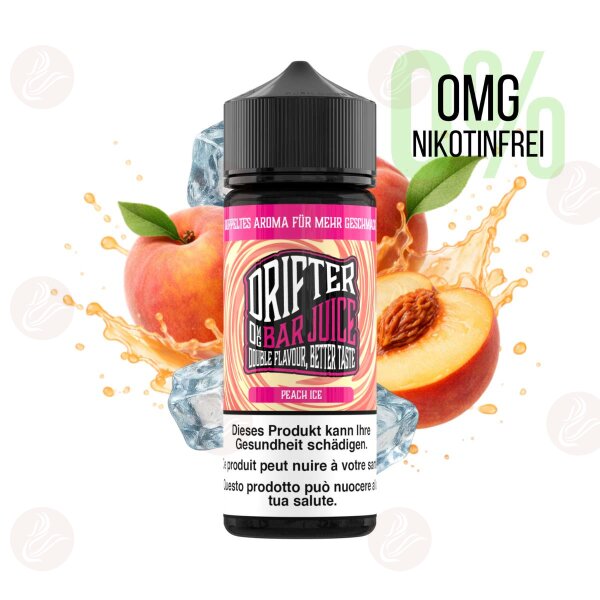 Drifter Bar Juice - 120ml Ohne Nikotin Peach Ice