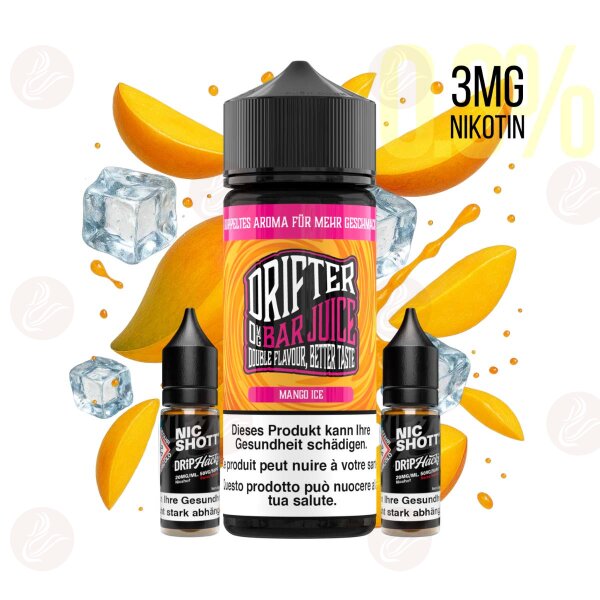 Drifter Bar Juice - 120ml mit 3mg/ml Nikotin Mango Ice