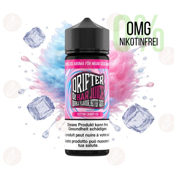 Drifter Bar Juice - Cotton Candy Ice Shortfill 120ml ohne Nikotin