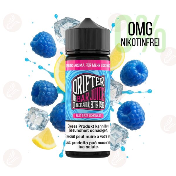 Drifter Bar Juice - Blue Razz Lemonade Shortfill 120ml without nicotine