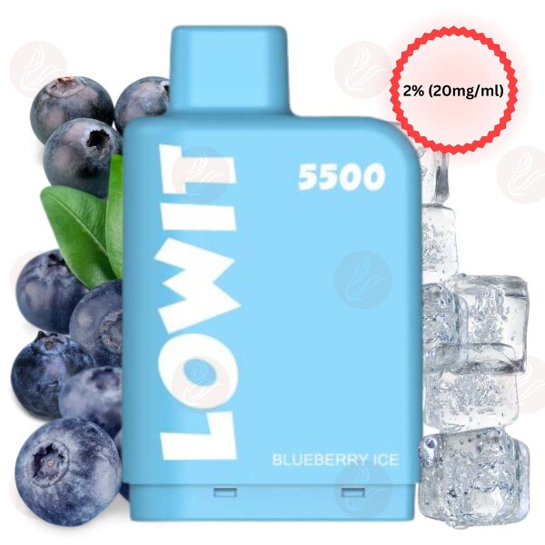 Elfbar - Lowit 5500 Prefilled Pod Blueberry Ice