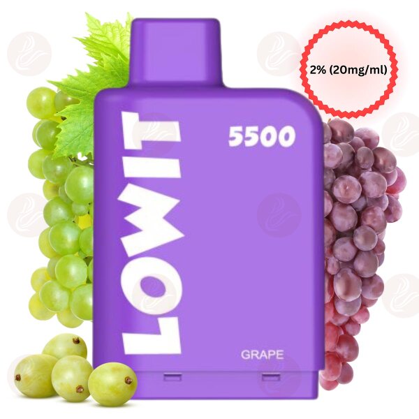 Elfbar - Lowit 5500 Prefilled Pod Grape