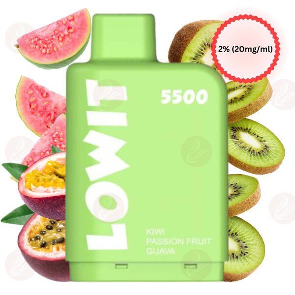 Elfbar - Lowit 5500 Prefilled Pod Kiwi Passion Fruit Guava