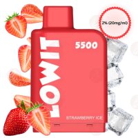 Elfbar - Lowit 5500 Prefilled Pod Strawberry Ice