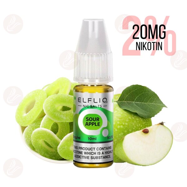 Elfbar - Elfliq Sour Apple 20mg/ml