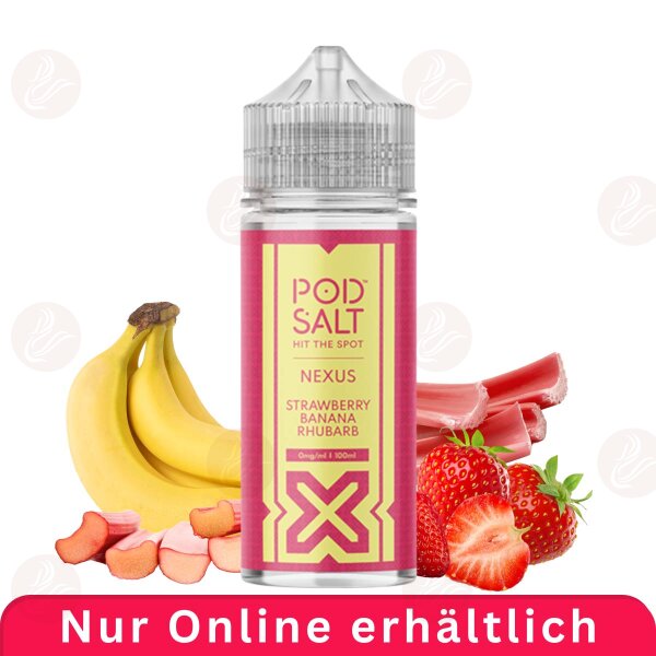 Pod Salt - Nexus Strawberry Banana Rhubarb 100ml