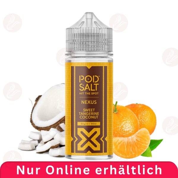 Pod Salt - Nexus Sweet Tangerine Coconut 100ml