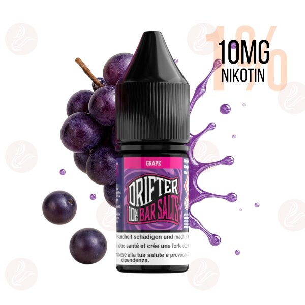 Drifter Bar Salts - 10mg nicotine salt Grape