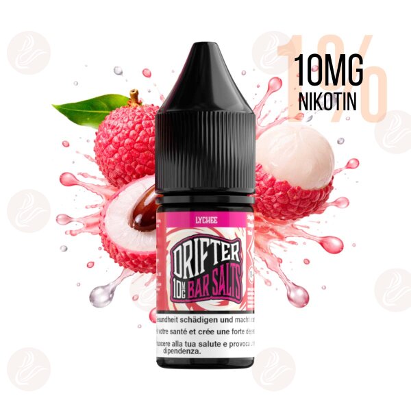 Drifter Bar Salts - 10mg nicotine salt Lychee