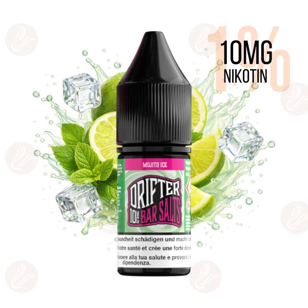 Drifter Bar Salts - 10mg nicotine salt Mojito Ice