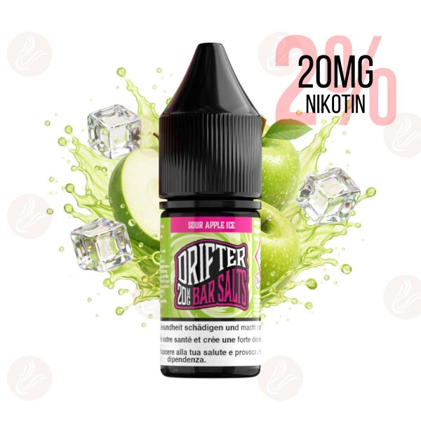 Drifter Bar Salts - 20mg sel de nicotine Sour Apple Ice
