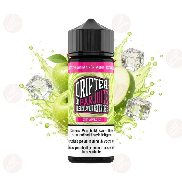 Drifter Bar Juice - Sour Apple Ice 120ml - Shortfill