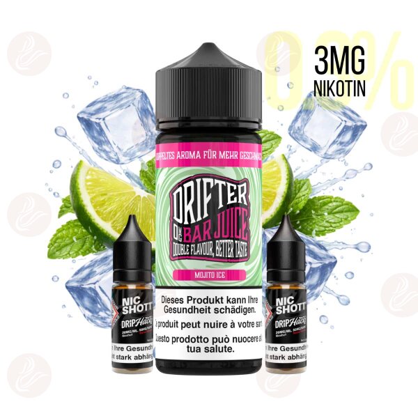 Drifter Bar Juice - 120ml mit 3mg/ml Nikotin Mojito Ice