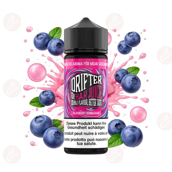 Drifter Bar Juice - Blueberry Bubblegum 120ml - Shortfill