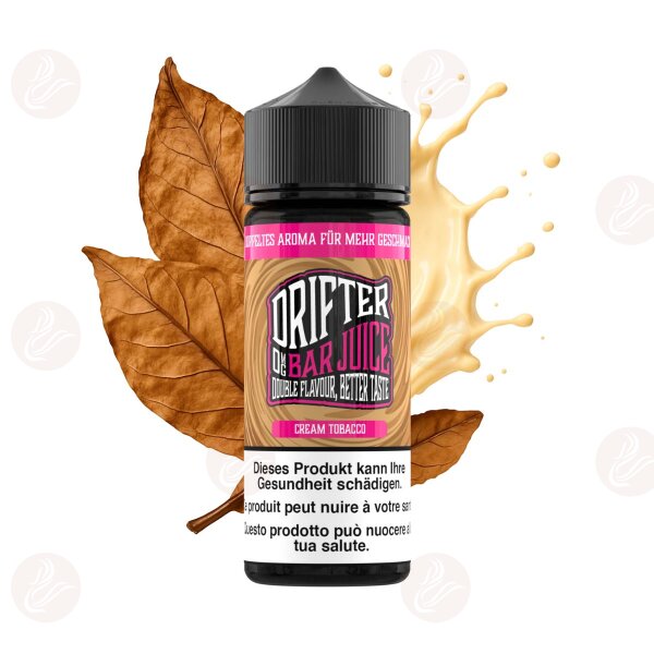 Drifter Bar Juice - Cream Tobacco 120ml - Shortfill