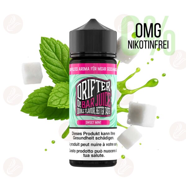 Succo da bar Drifter - 120ml senza nicotina Menta Dolce