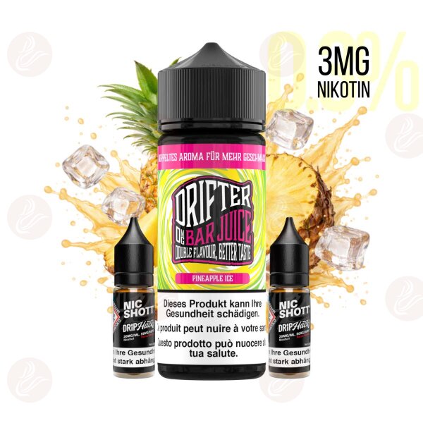 Drifter Bar Juice - 120ml con 3mg/ml di nicotina Ananas Ghiacciato