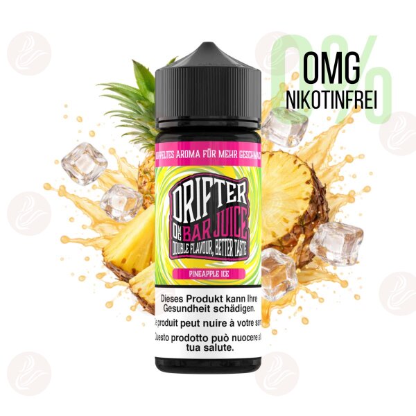 Drifter Bar Juice - 120ml Ohne Nikotin Pineapple Ice