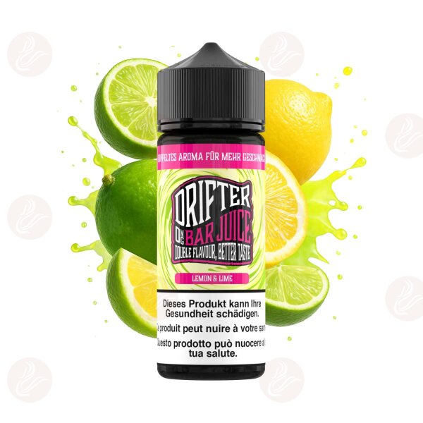 Drifter Bar Juice - Lemon And Lime 120ml - Shortfill