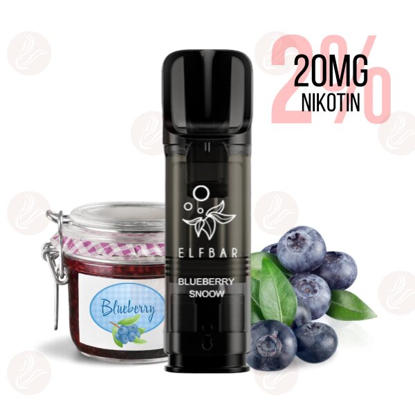 Elfbar - Elfa Pro Pods - Blueberry Snoow (Berry Jam) 20mg/ml 2%