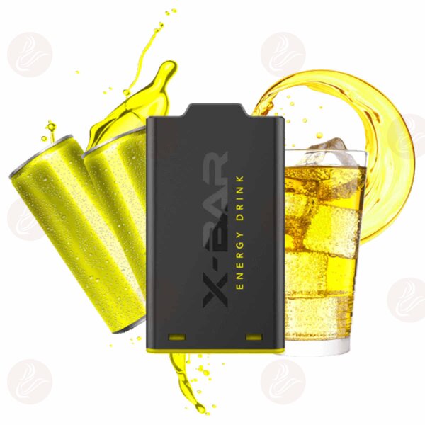 J Well - X-BAR X-Shisha Monsta (Energy Drink) Pod 0mg